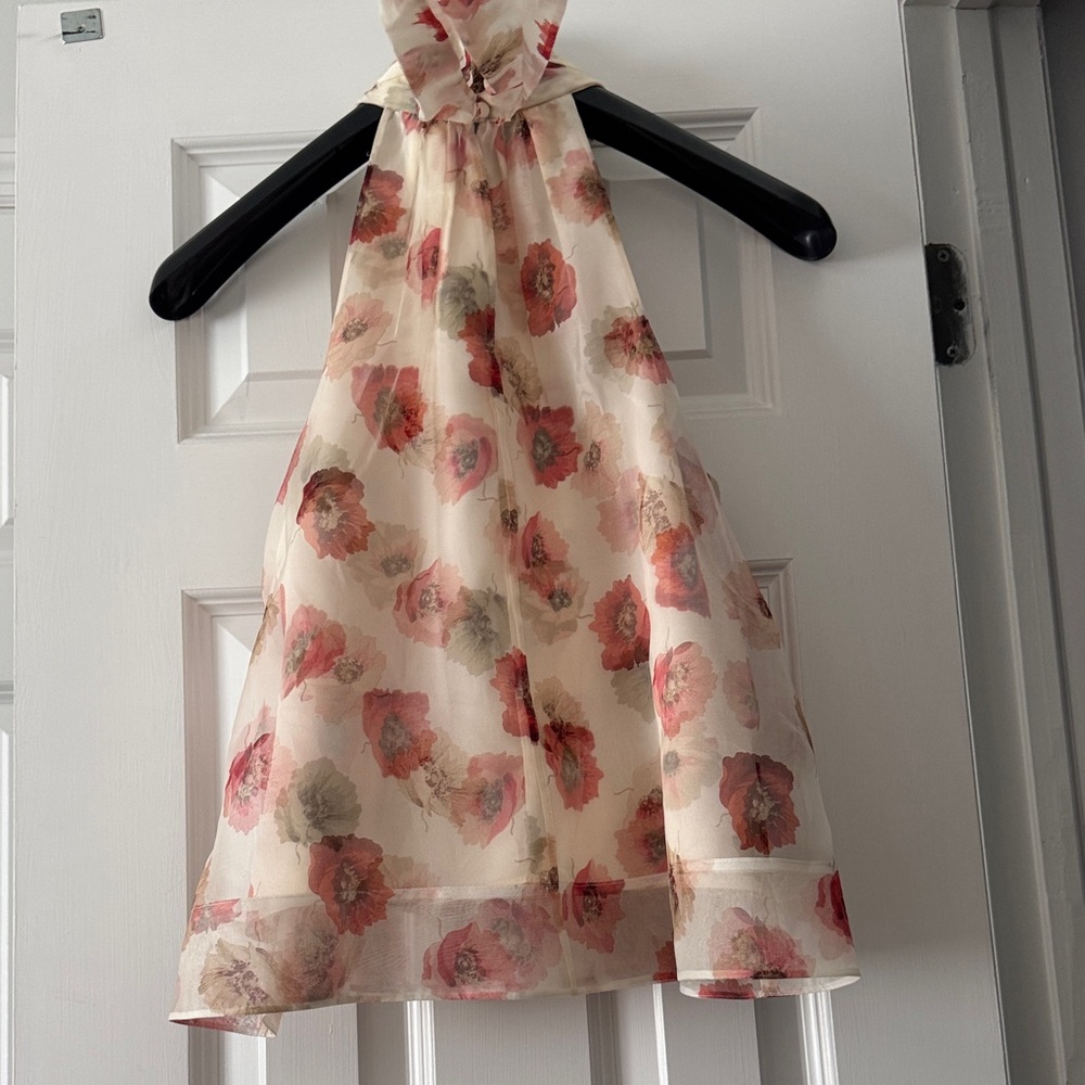 NWT Cinq à Sept FLOATING POPPIES BRENNAN TOP - Picture 14 of 15